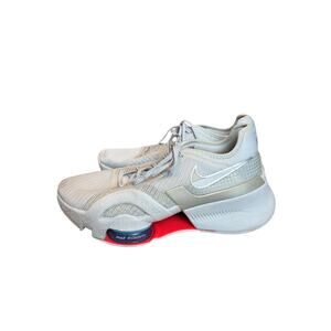 Nike Air Zoom SuperRep 3 Women’s 7.5 Pure Platinum Training Shoes Grey/Red